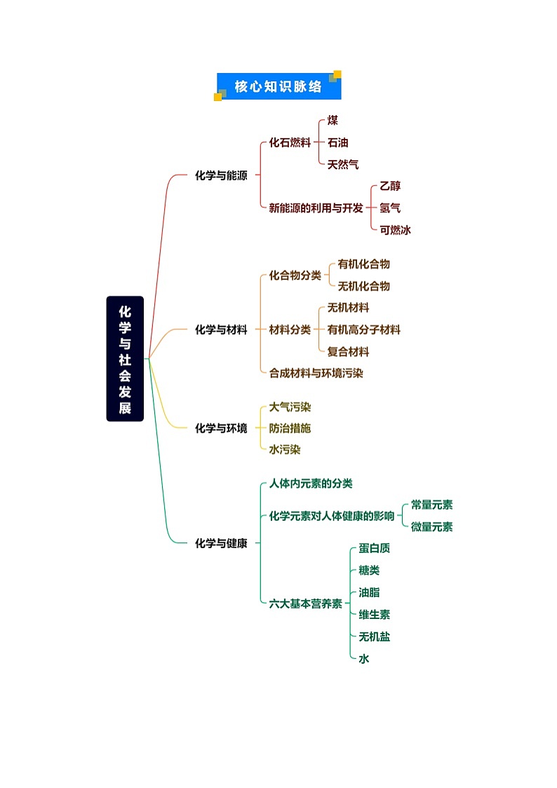 重难点08  化学与社会发展（原卷版）第2页