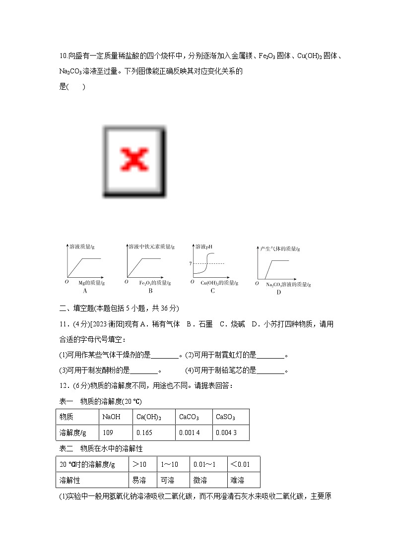 山东省烟台市2023-2024学年九年级下学期期中综合模拟测试化学试卷（解析版）第3页