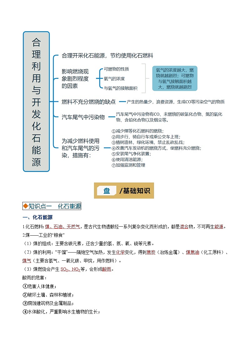 专题13 燃料及其利用（解析版）第3页