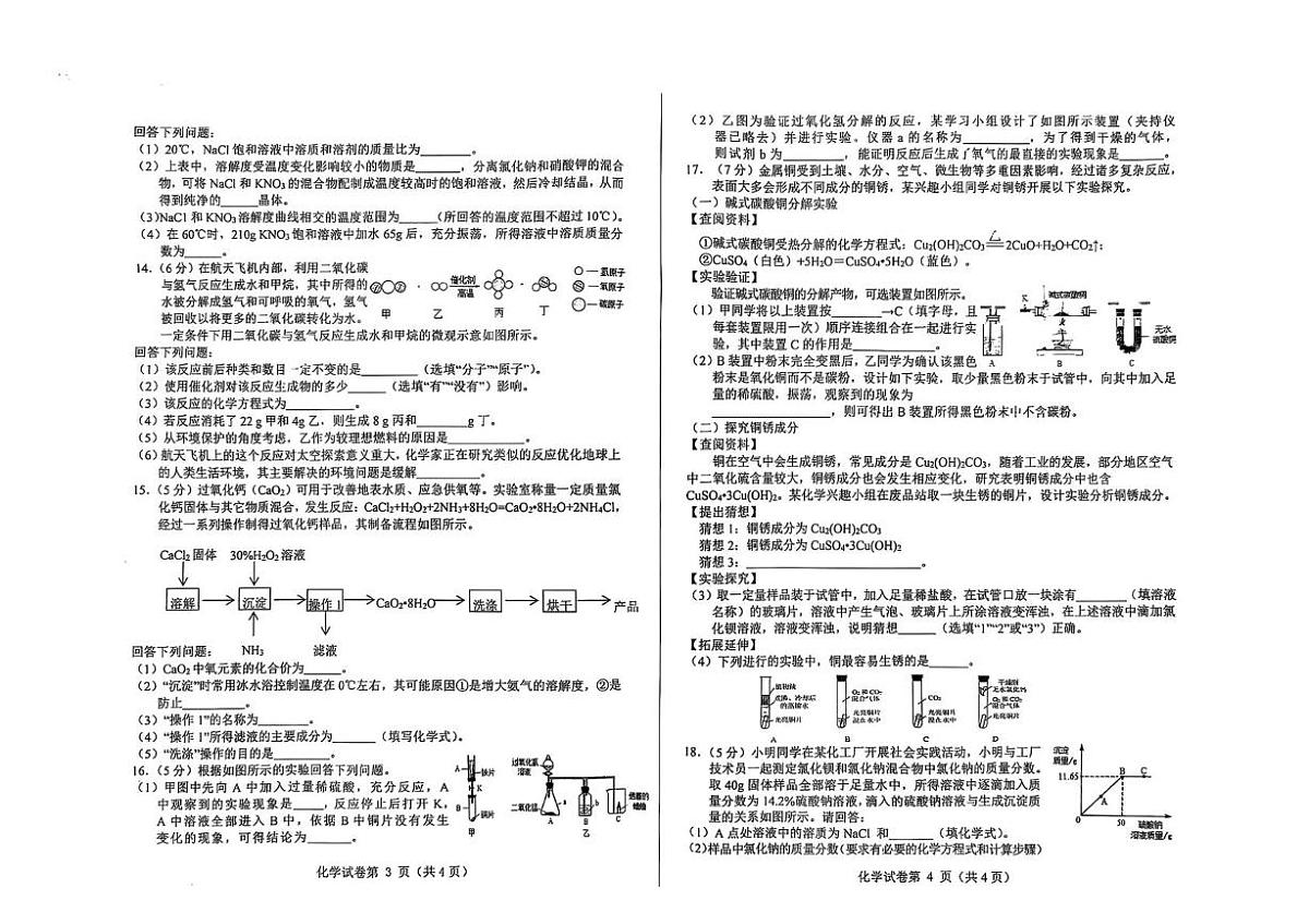 2025年河北省邯郸市经济技术开发区中考二模化学试题（中考模拟）第2页