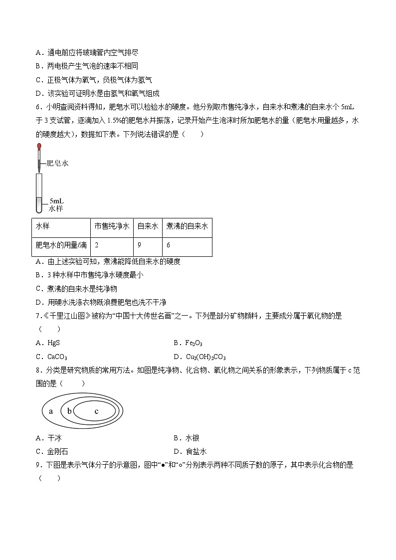 第四单元 自然界的水（单元检测）（原卷版）第2页