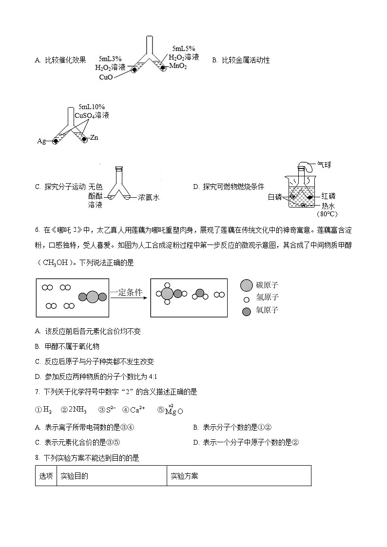 2025年陕西省西安国际港务区铁一中陆港初级中学中考八模化学试题（中考模拟）第2页