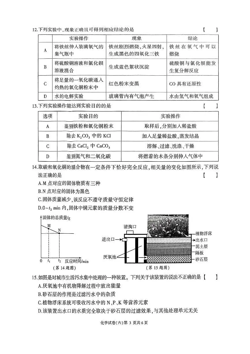 2025年湖南省邵阳市新宁县中考二模化学试题（中考模拟）第3页