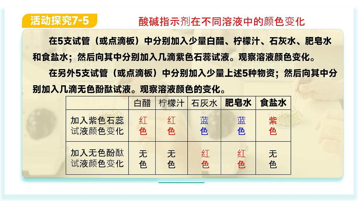 2025年春鲁教版化学九年级下册 第七单元 第3节 溶液的酸碱性（同步课件）第6页
