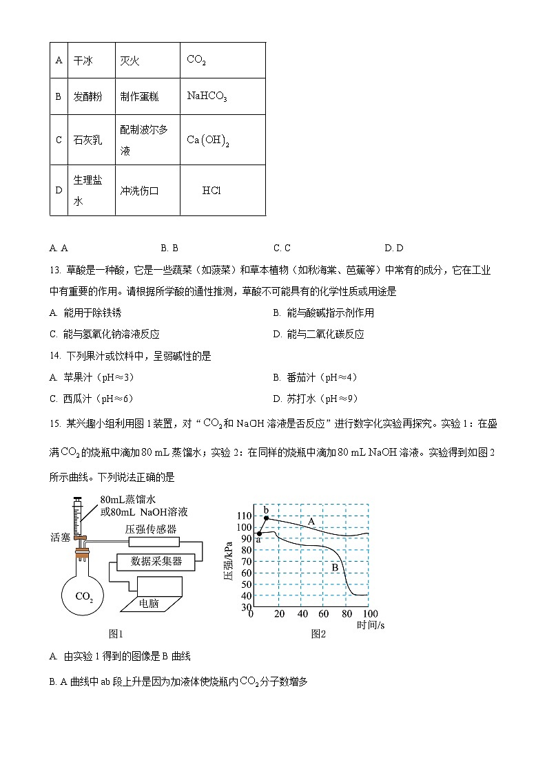 2025年湖南省岳阳市汨罗市中考二模化学试卷第3页