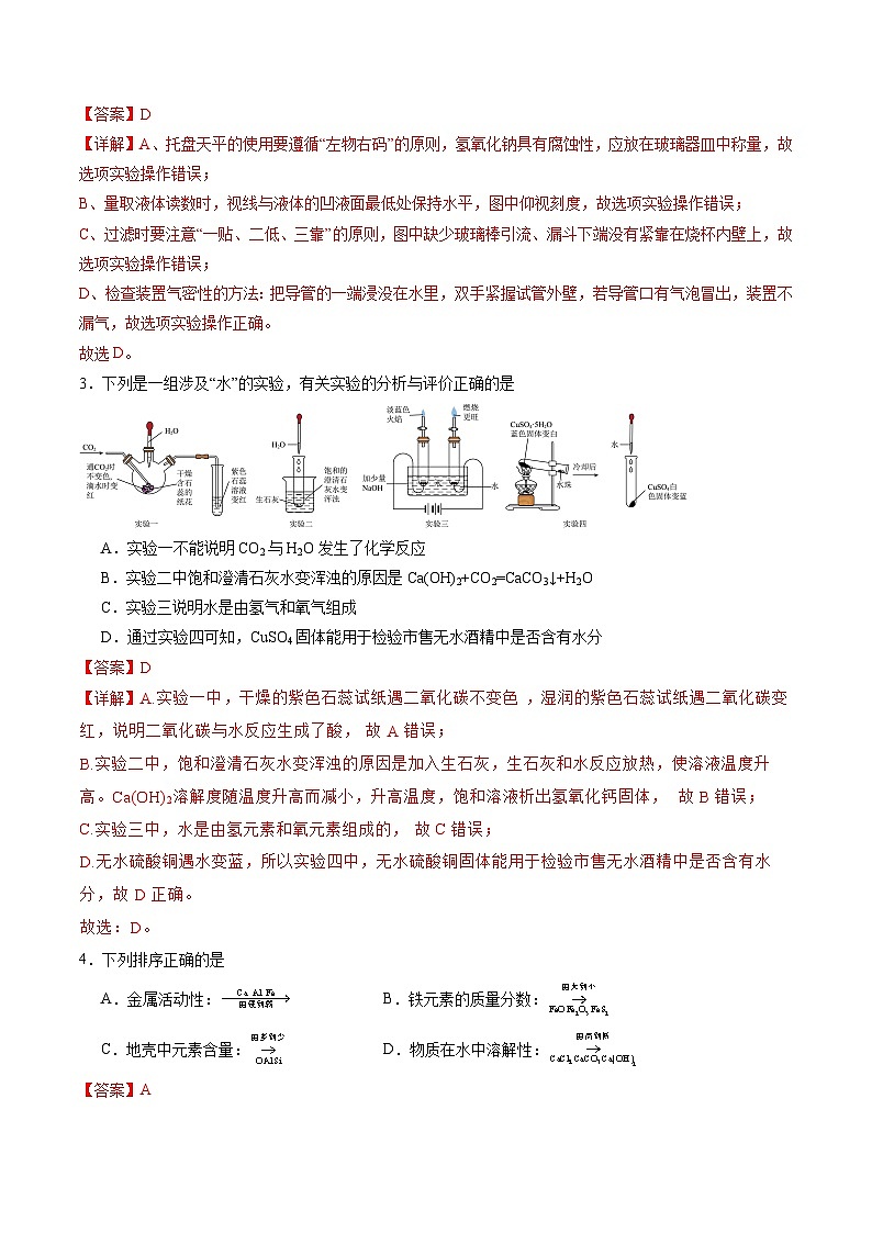 化学（宿迁卷）（全解全析）第2页