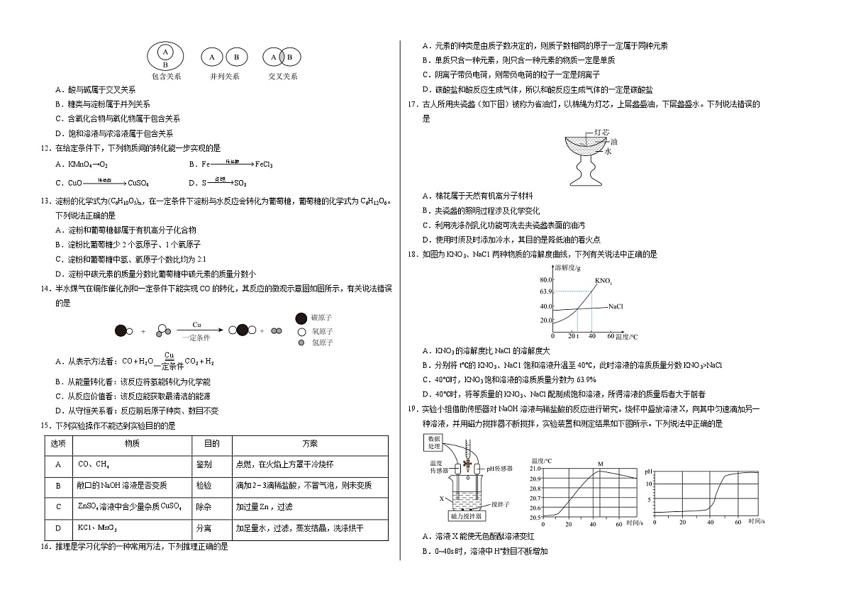 化学（无锡卷）（考试版A3）第2页
