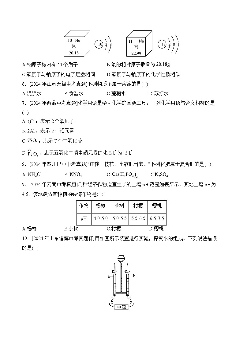 2025届中考化学临考模拟卷 【海南专用】第2页