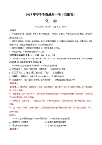 2025年中考考前押题最后一卷：化学（安徽卷）（解析版）