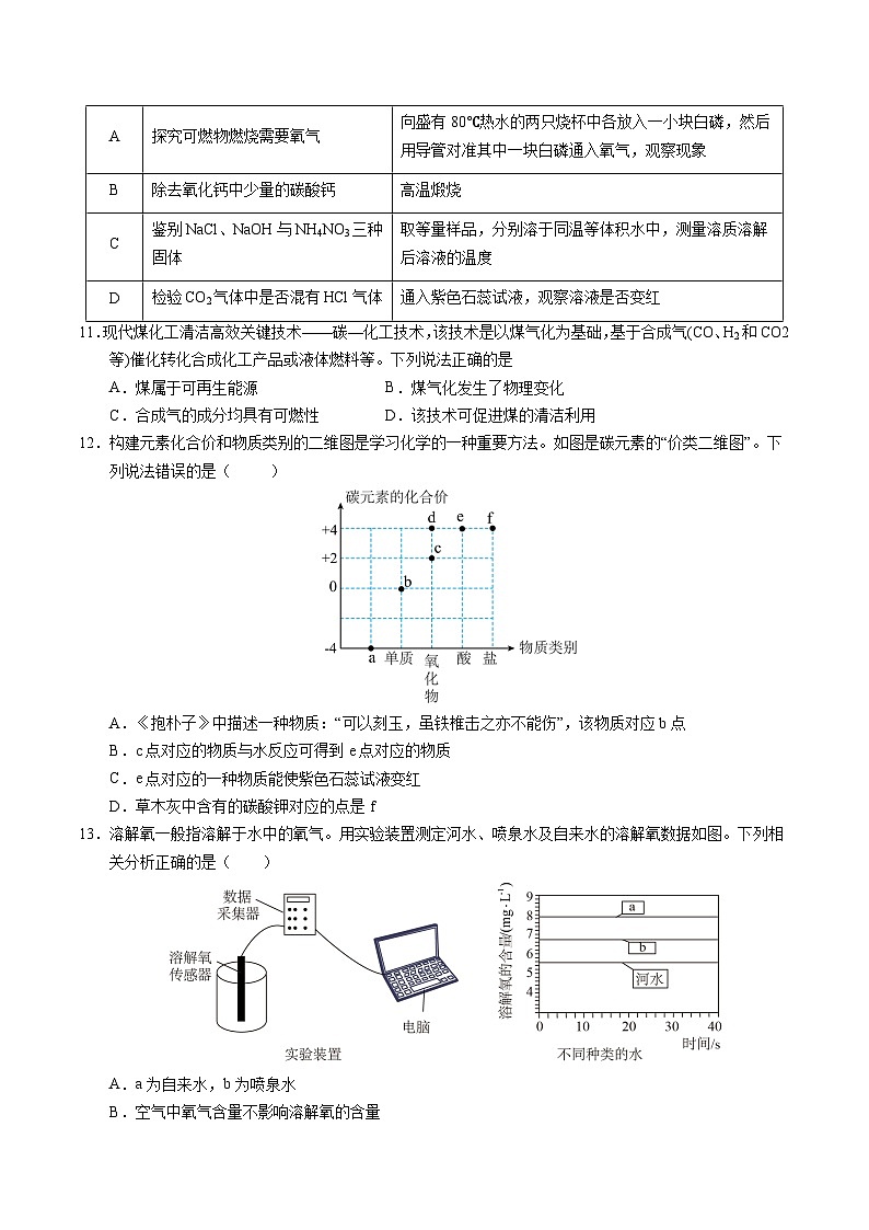 2025年中考考前押题最后一卷：化学（广州卷）（考试版）第3页