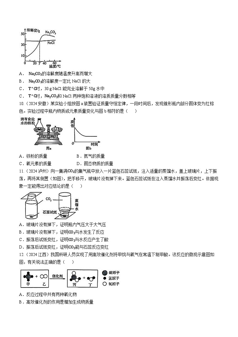 2025年河南省平顶山市鲁山县五所学校中考二模化学试题（中考模拟）第2页