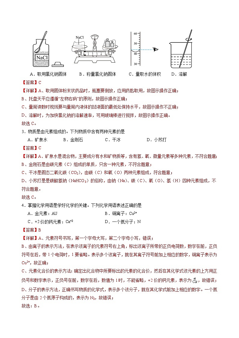 2025年中考考前押题最后一卷：化学（辽宁卷）（解析版）第2页