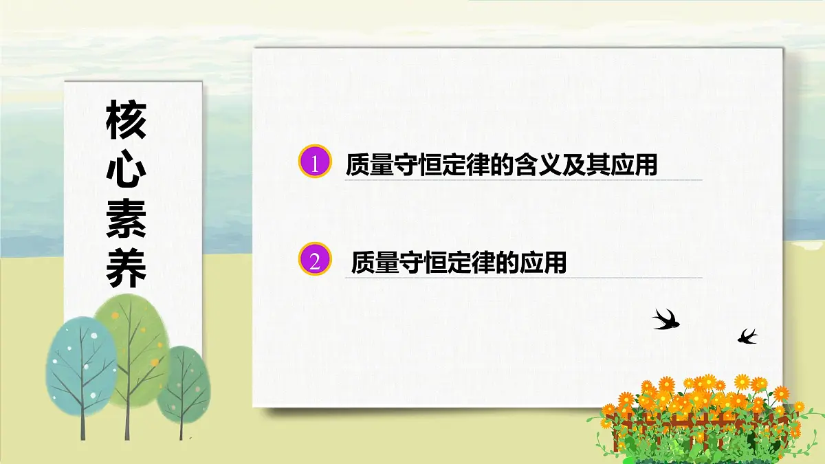 人教版化学2024 九年级上册 第五单元 课题1+质量守恒定律（同步课件）第2页