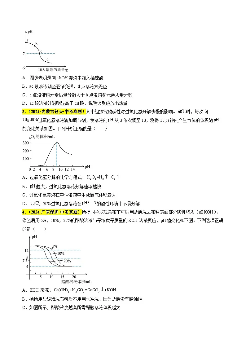 专题18 坐标图像题（第03期）（学生版）第2页