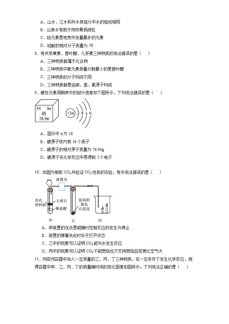 青海省海东市2025届中考第二次模拟 化学试卷（含解析）第2页