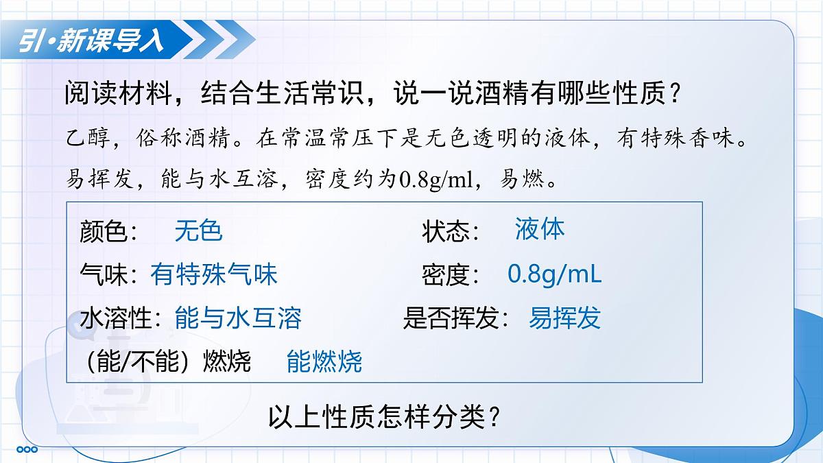 课题1 物质的变化和性质 第2课时 化学性质与物理性质（教学课件）-2025-2026学年八年级化学全一册（人教版五四学制2024）第5页