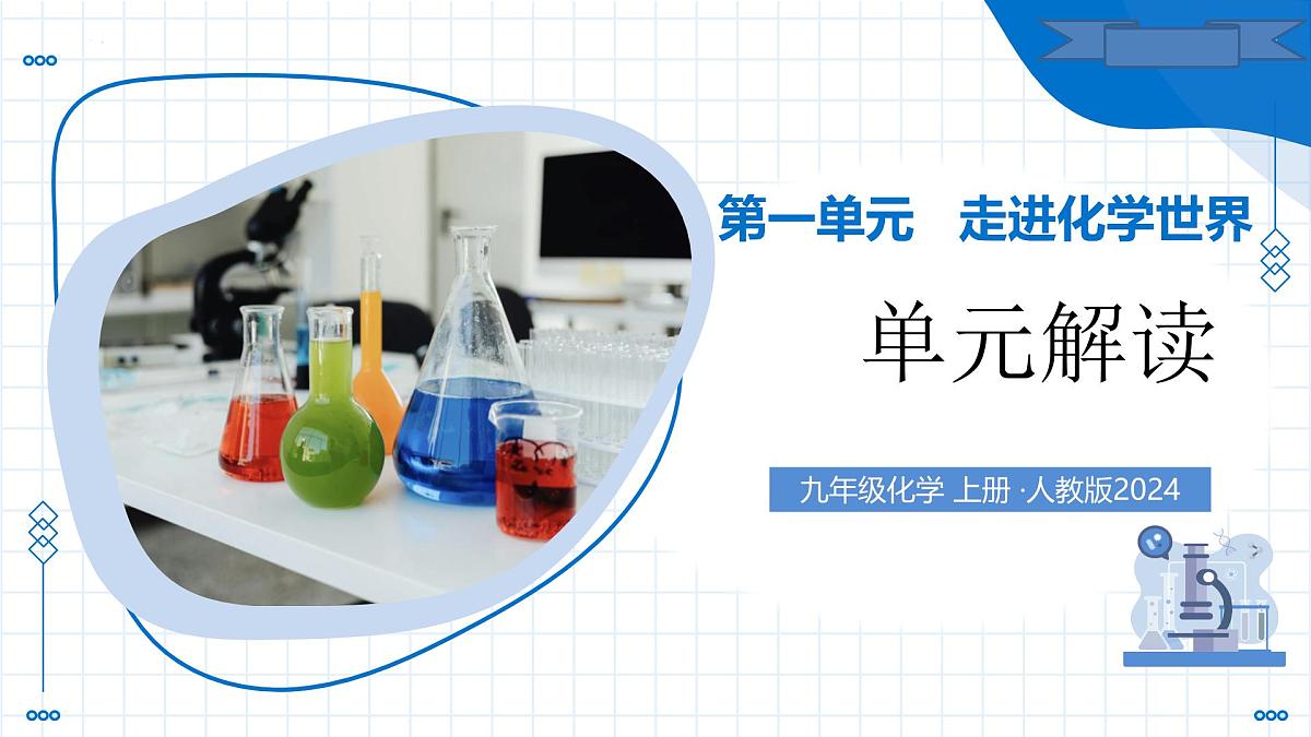 第一单元 走进化学世界（单元解读课件）-2025-2026学年九年级化学上册（人教版2024）第1页