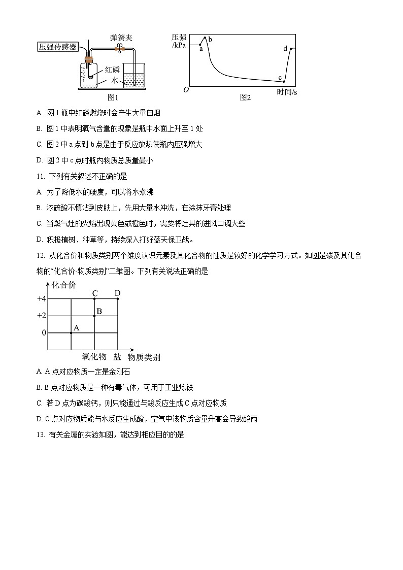 黑龙江省佳木斯市前进区2025届中考三模 化学试题第3页