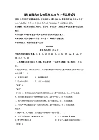 四川省南充市名校联测2025年中考三模化学试卷（解析版）