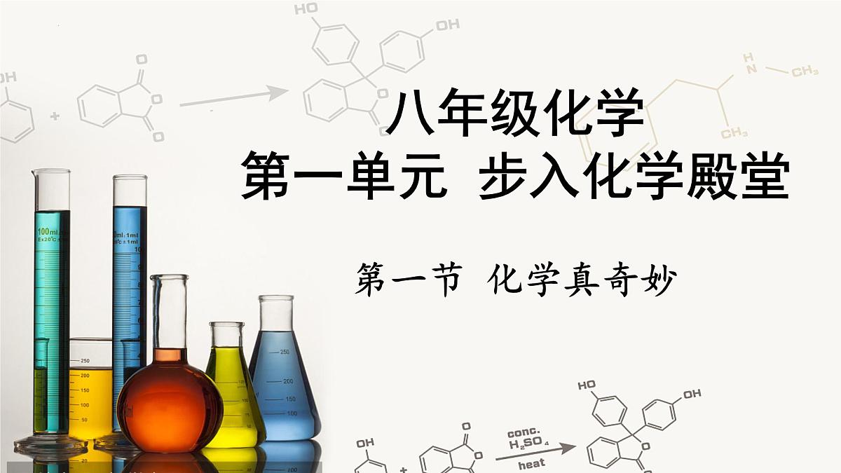 1.1化学真奇妙-八年级化学鲁教版（五四学制）全一册课件第1页