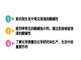 沪教版(2024)化学九年级下册 8.1 溶液的酸碱性 第1课时 溶液的酸碱性及酸碱指示剂 （课件）