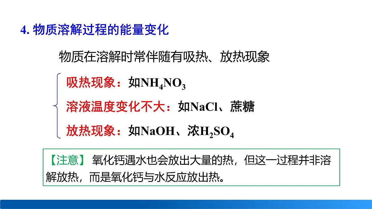 沪教版(2024)化学九年级下册 第7章 探索溶解现象 整理与归纳 （课件）第8页
