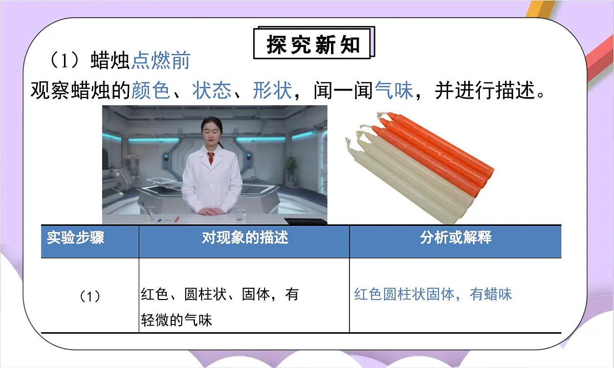 人教版（2024）化学九上 第一单元2.4《化学实验与科学探究》课件第8页