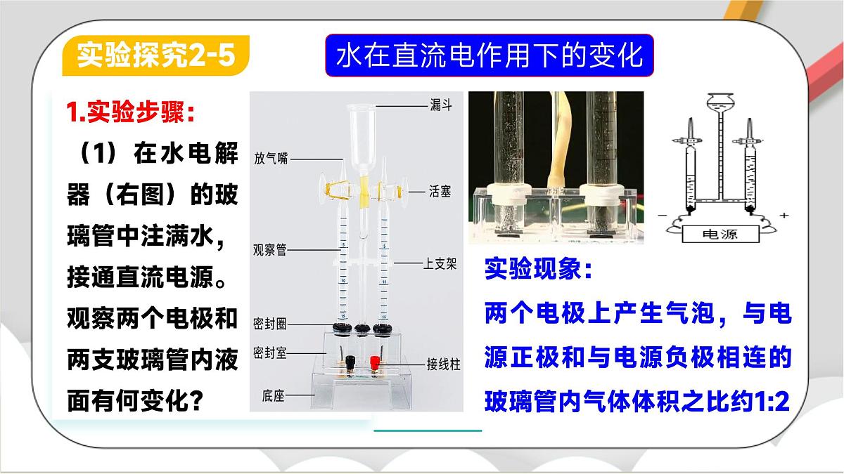 鲁教版（五四制）（2024）化学八年级全册2.3《水分子的变化》课件第4页