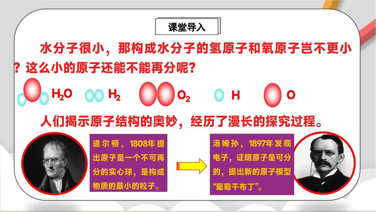 鲁教版（五四制）（2024）化学八年级全册 3.1《 原子 》课件第2页