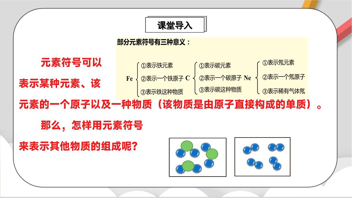鲁教版（五四制）（2024）化学八年级全册3.3《 物质组成的表示（一）》 课件第2页