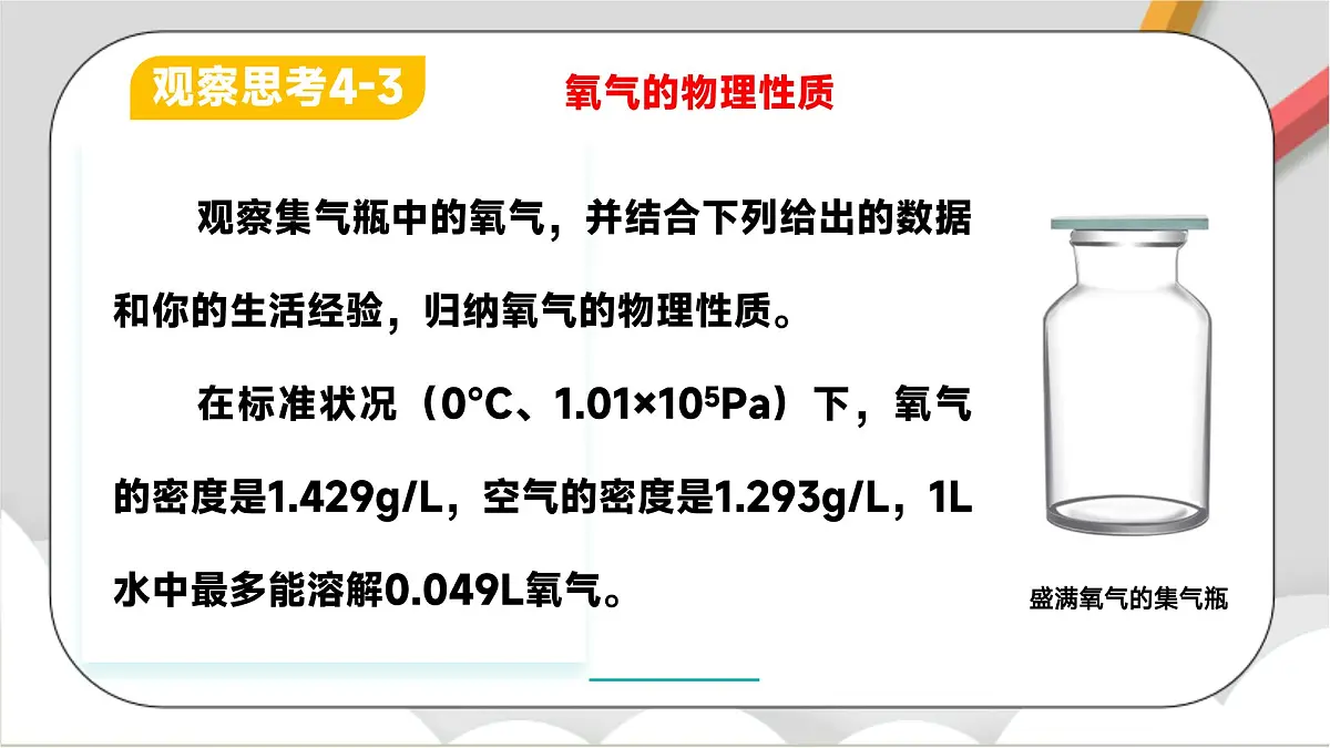 鲁教版（五四制）（2024）化学八年级全册 4.2《 氧气的性质》课件第4页