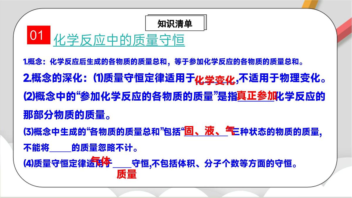 鲁教版（五四制）（2024）化学八年级全册 第五单元《 定量研究化学反应》 课件第3页