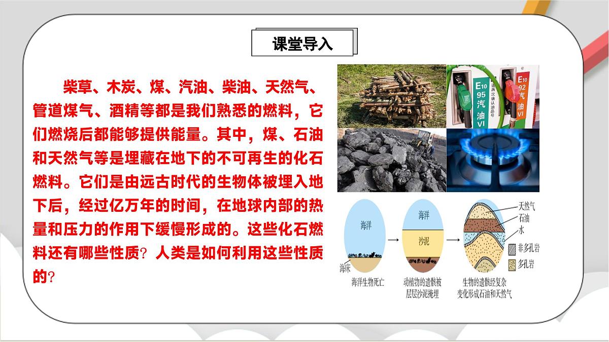 鲁教版（五四制）（2024）化学八年级全册6.3《综合利用化石燃料》课件第2页
