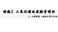 初中二氧化碳的实验室制取背景图ppt课件