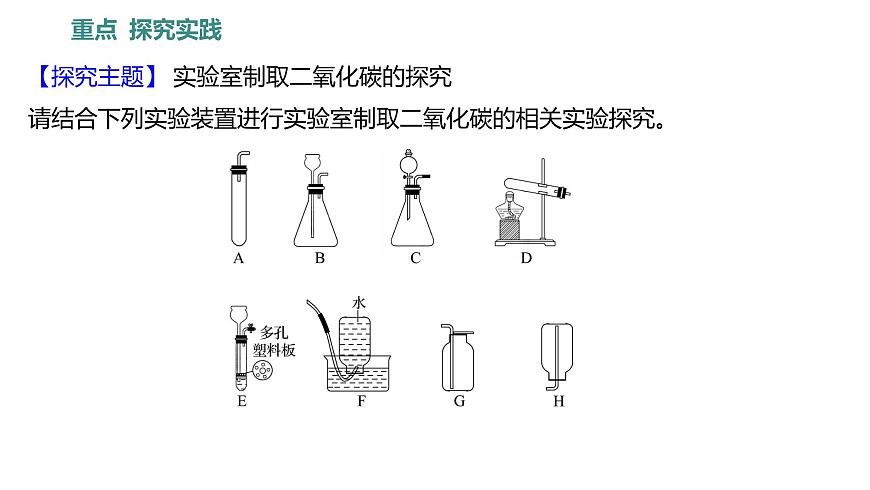 九年级上册化学人教版（2024） 第六单元课题3二氧化碳的实验室制取课件第7页
