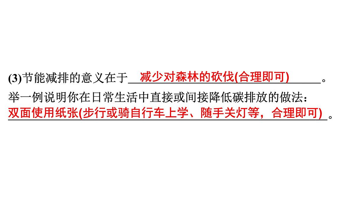 九年级上册化学人教版（2024） 跨学科实践活动5  基于碳中和理念设计低碳行动方案-课件第6页