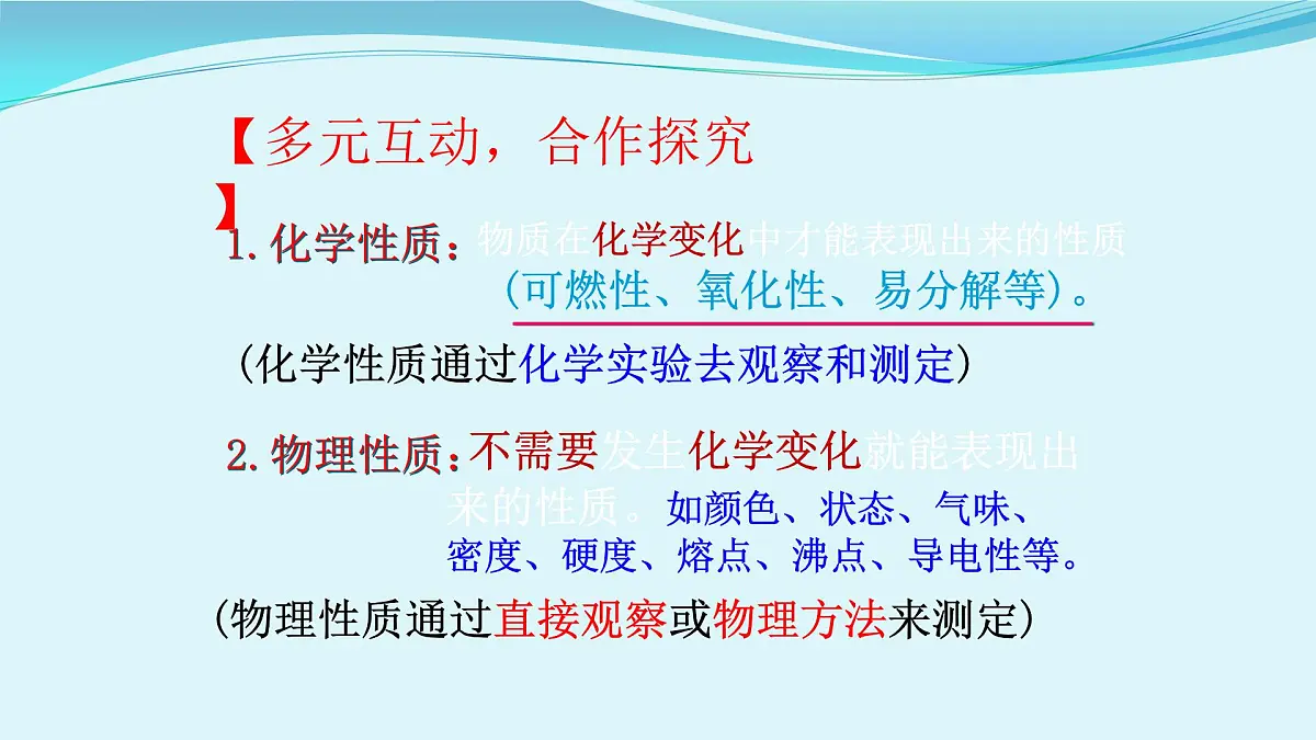 科粤版（2024）化学九年级上册 1.4物质性质的探究(1) 课件第4页