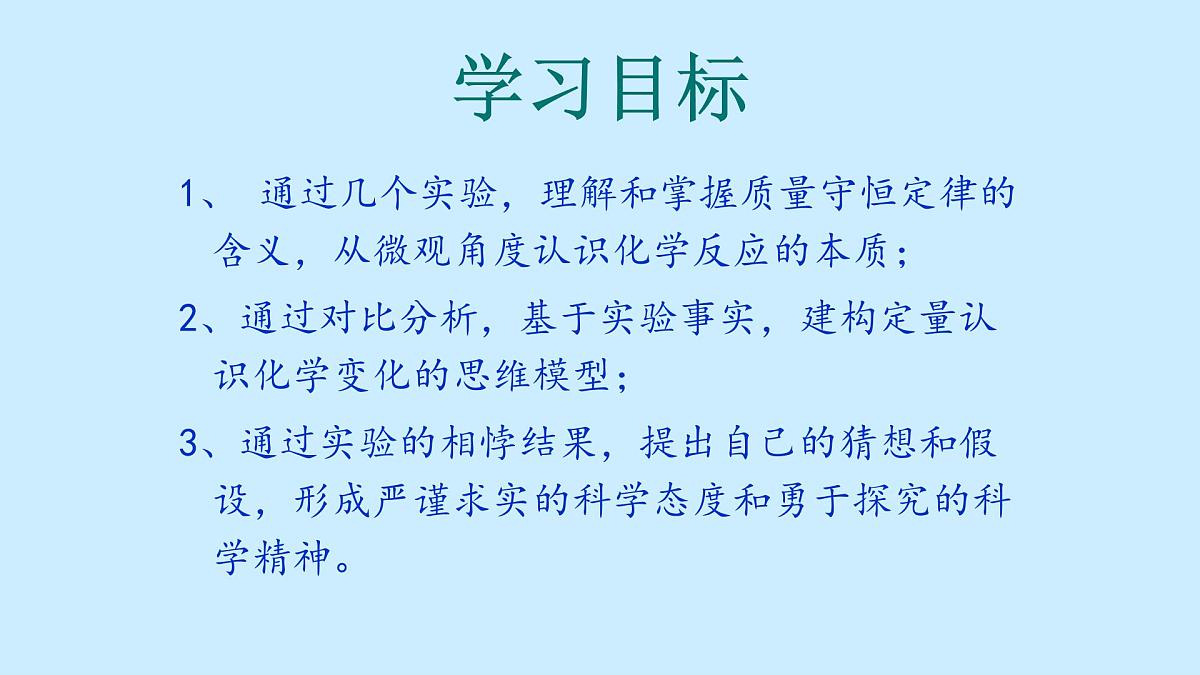 科粤版（2024）化学九年级上册 4.3质量守恒定律 课件第4页