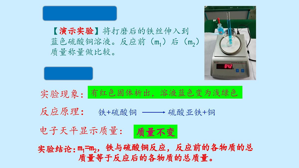 科粤版（2024）化学九年级上册 4.3质量守恒定律 课件第7页