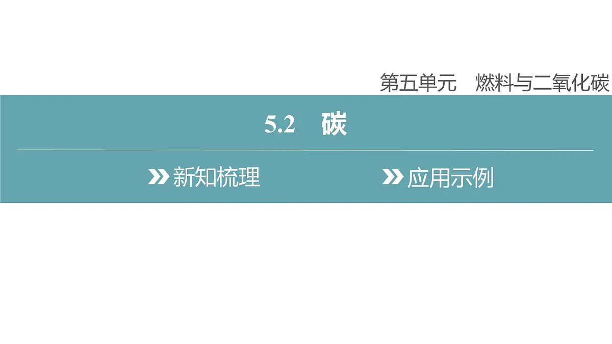 科粤版（2024）化学九年级上册 5.2碳(1) 课件第2页