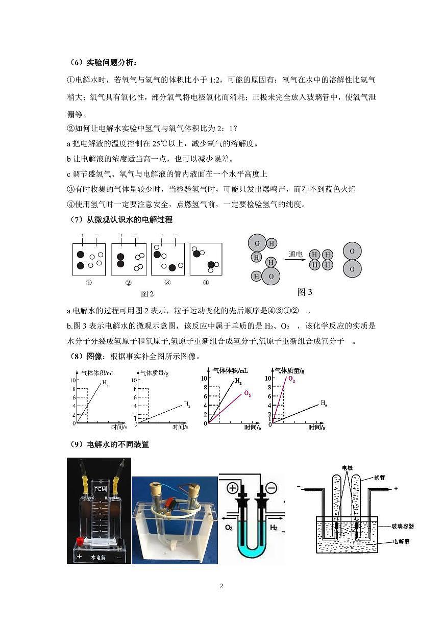 中考化学必考实验专练(05 探究水的组成  水的净化第2页