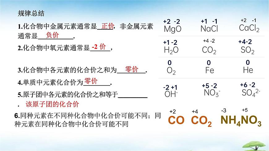鲁教版初中化学九年级上册第二单元《认识物质的构成》第三节《物质组成的表示》第二课时 课件第8页