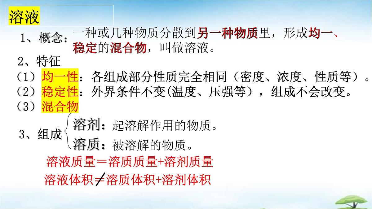 鲁教版初中化学九年级上册第三单元《探索水世界》第三节《物质在水中的溶解》 课件第5页