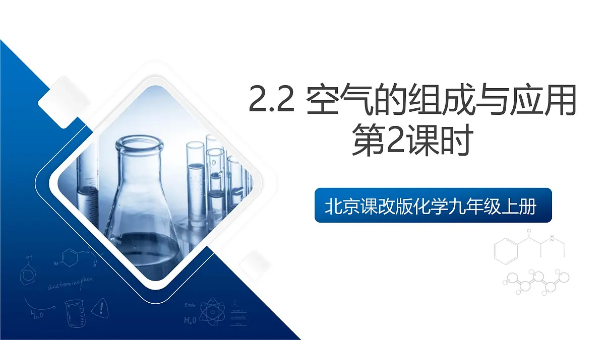 北京课改版化学九上2.2《 空气的组成与应用》（第2课时）（同步课件）第1页