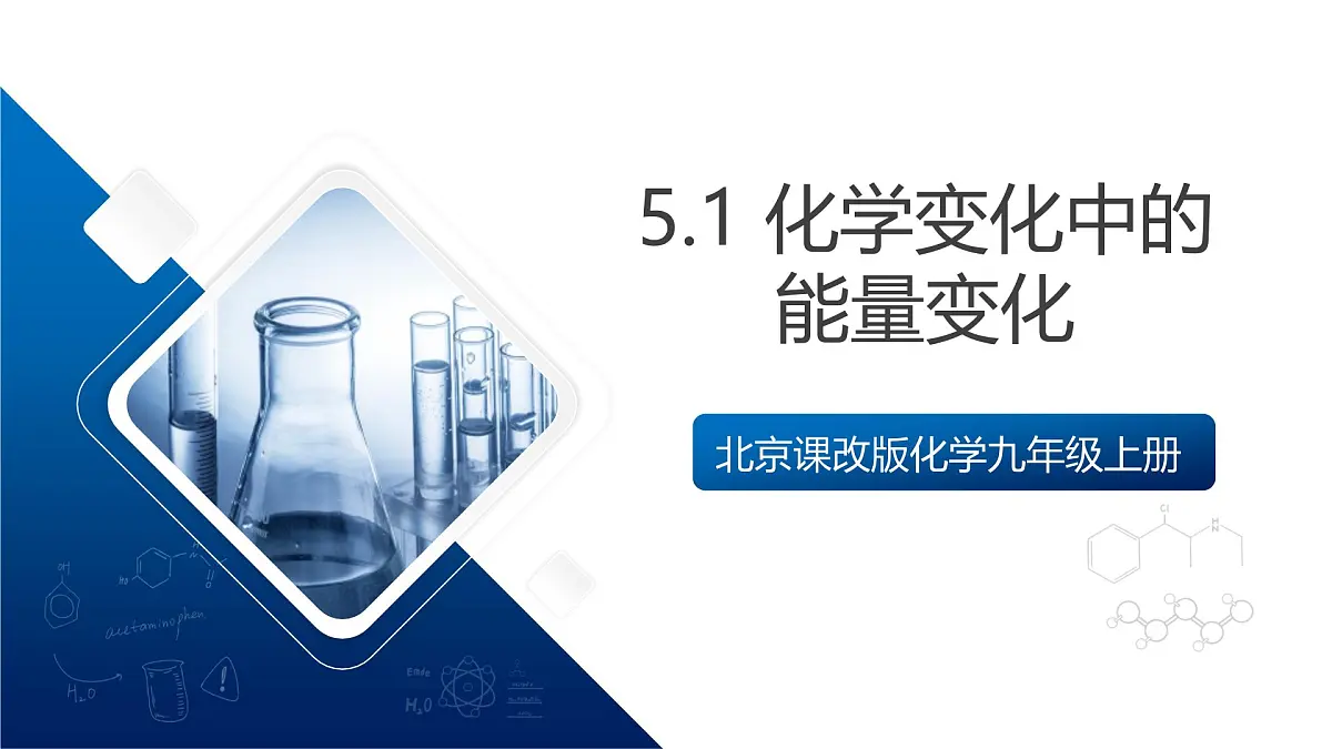 北京课改版化学九上5.1《 化学变化中的能量变化》（同步课件）第1页