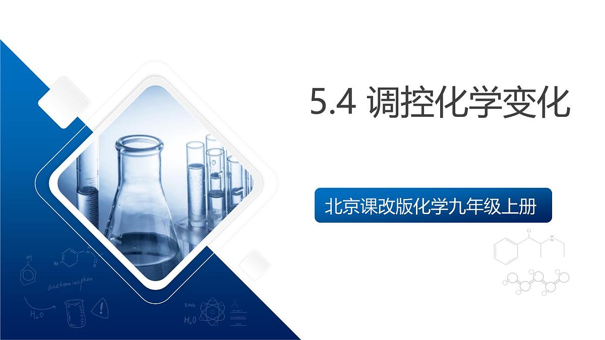 北京课改版化学九上5.4《调控化学变化》（同步课件）第1页