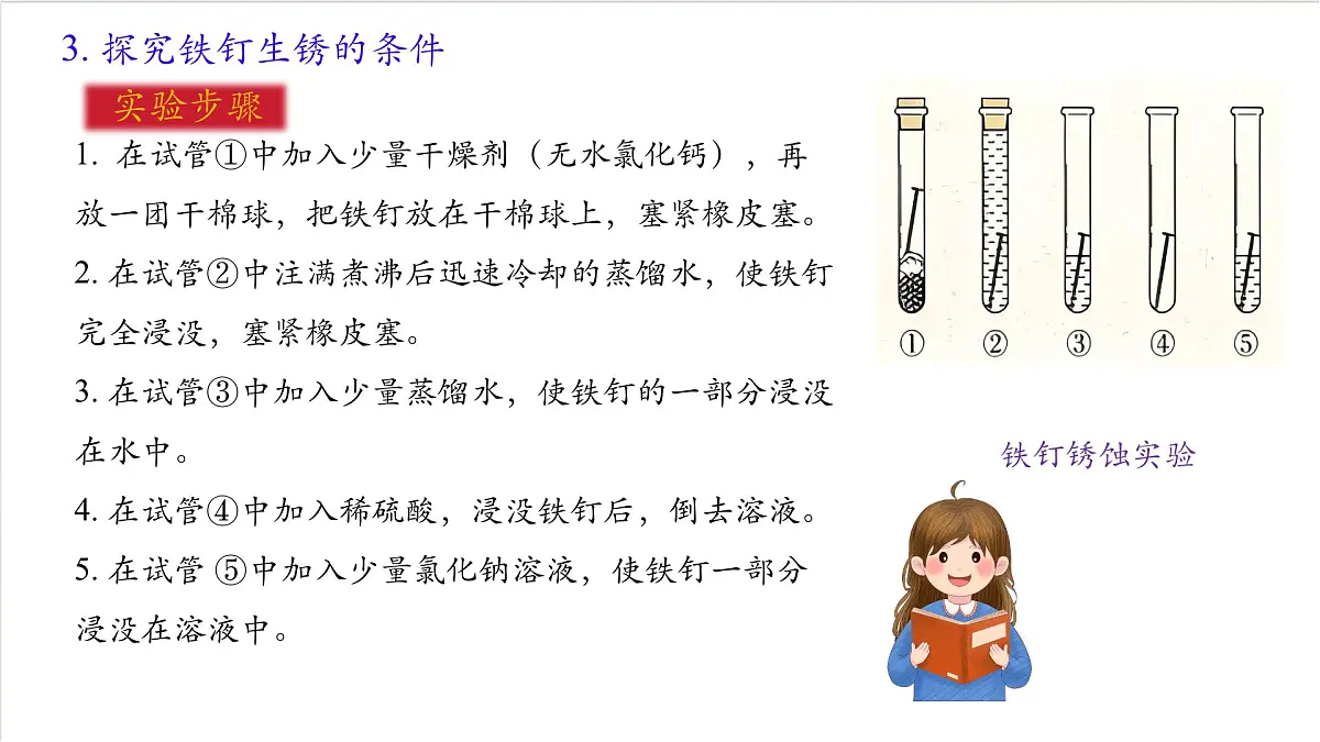 沪教版化学九上 基础实验5 《常见金属的物理性质和化学性质》课件 第7页