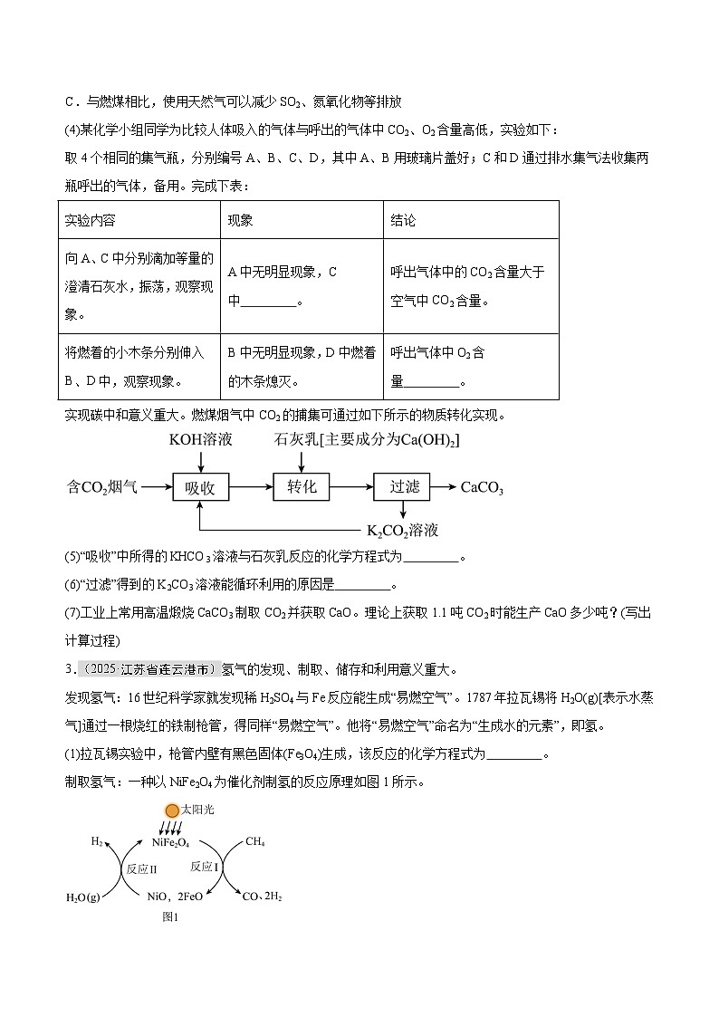 2025年中考化学真题分类汇编：专题21 综合应用题（全国通用）（第01期）（原卷版）第2页
