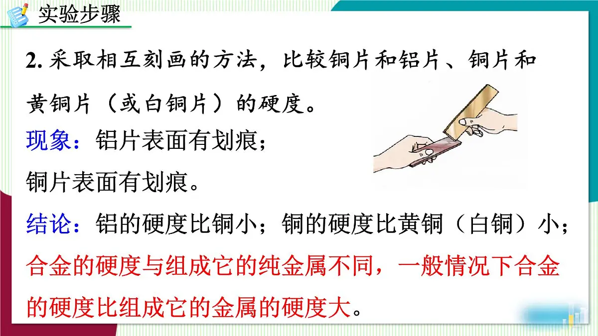 实验活动5 金属的物理性质和某些化学性质第8页