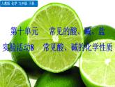 人教版化學(xué)2024九年級下冊 第10單元 實驗活動8 常見酸、堿的化學(xué)性質(zhì) PPT課件